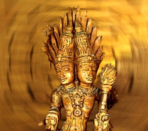 D'après le dieu Agni, élément décoratif, XVIIe-XVIIIe siècle, Tamil Nâdu, Sud, Inde ancienne. (Marsailly/Blogostelle)