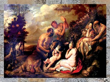 D'après Jupiter nourrit par la chèvre Amalthée, Jacob Jordaens, art flamand, XVIIe siècle. (Marsailly/Blogostelle)