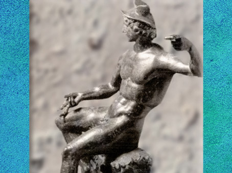 D'après un Mercure éphèbe, bronze, Gaule Romaine. (Marsailly/Blogostelle)