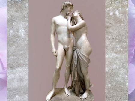 D’après Vénus et Adonis, d’Antonio Canova, 1789-1794, marbre, XVIIIe siècle, Néoclassique. (Marsailly/Blogostelle)