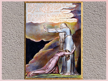 D’après Orc, Europe A Prophecy, William Blake, 1794, plume, encre, aquarelle, fin XVIIIe siècle. (Marsailly/Blogostelle)