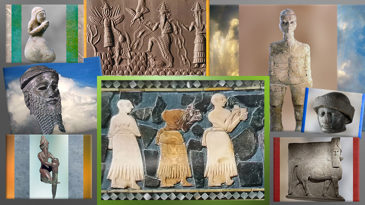 D'après les arts de l'Orient ancien, Mésopotamie, Perse, sommaire, histoire del'art. (Marsailly-Blogostelle)